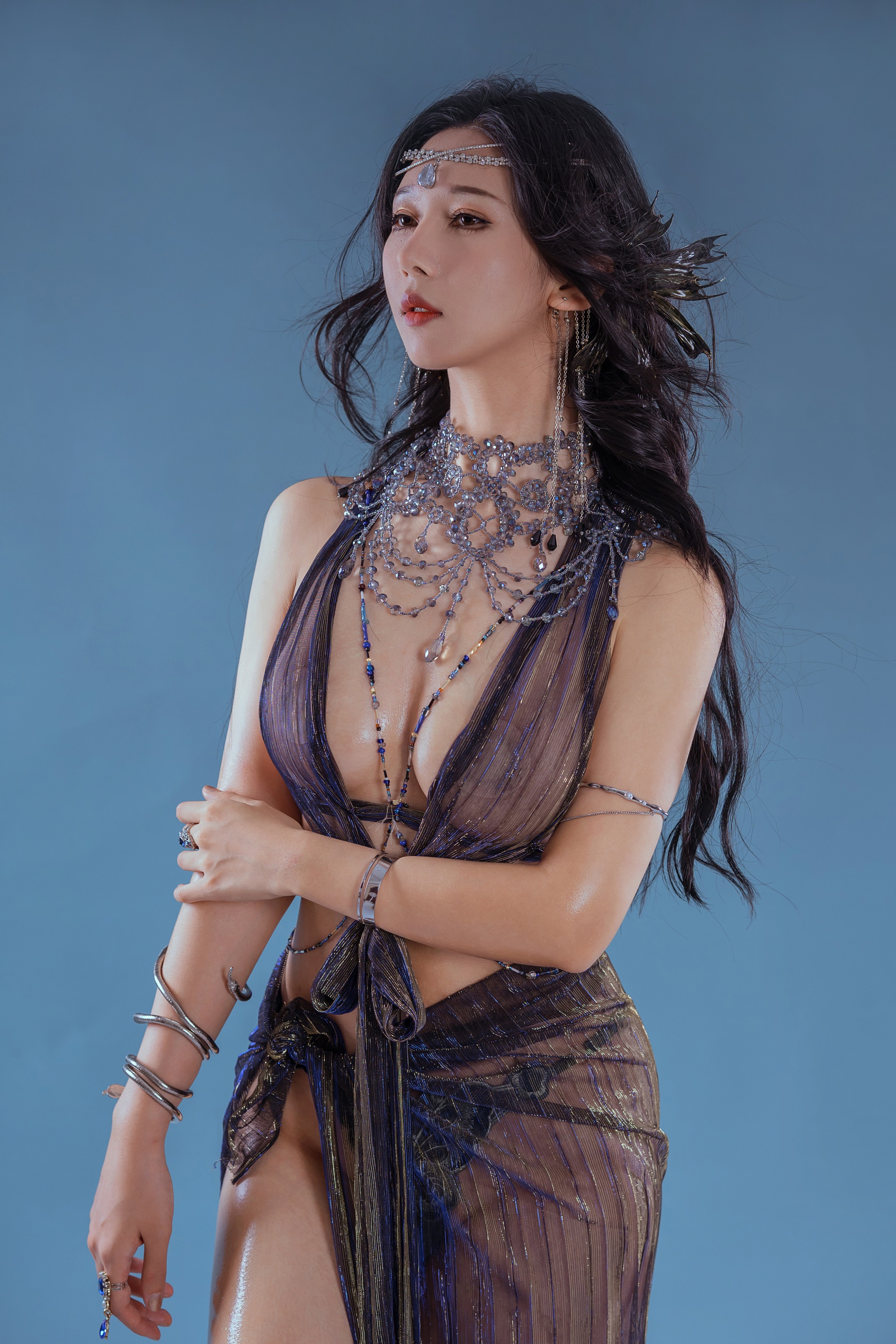 图片[1]-云溪溪 – NO.058 奶桃桃 – 塞壬七世·海妖[28P]-XikXak
